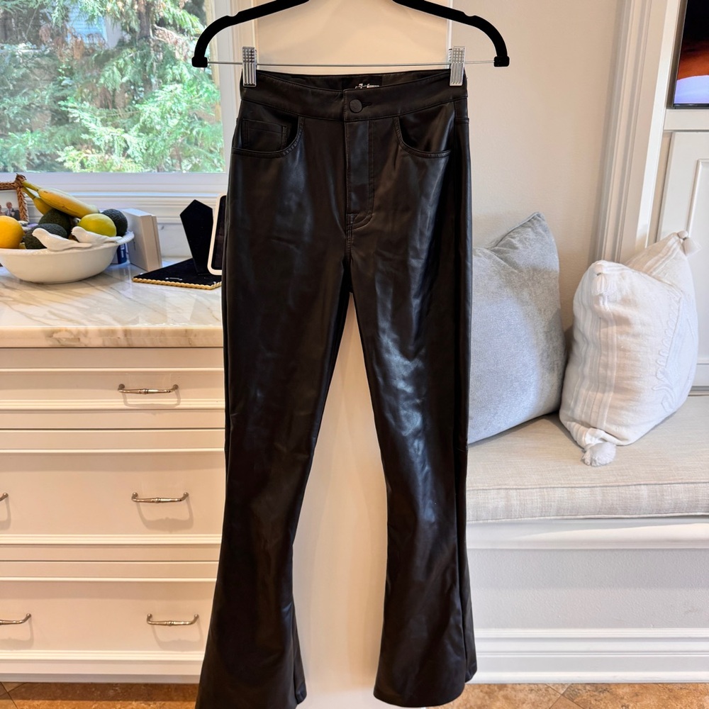 7 For All Mankind Faux Leather Pants